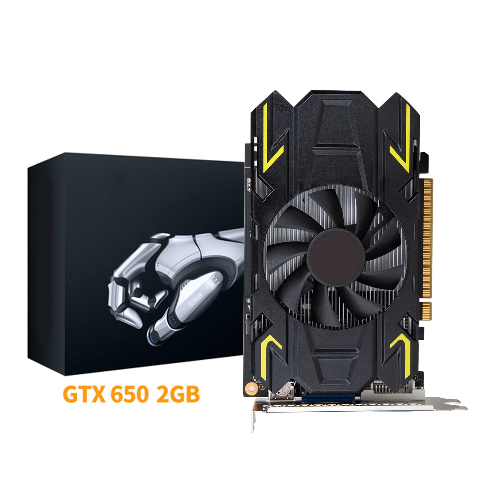 Eladcncmc GTX650 2GB GDDR5 128Bit PCI Express Desktop Graphics Card - High Performance for Gaming, Video Editing & 3D Rendering
