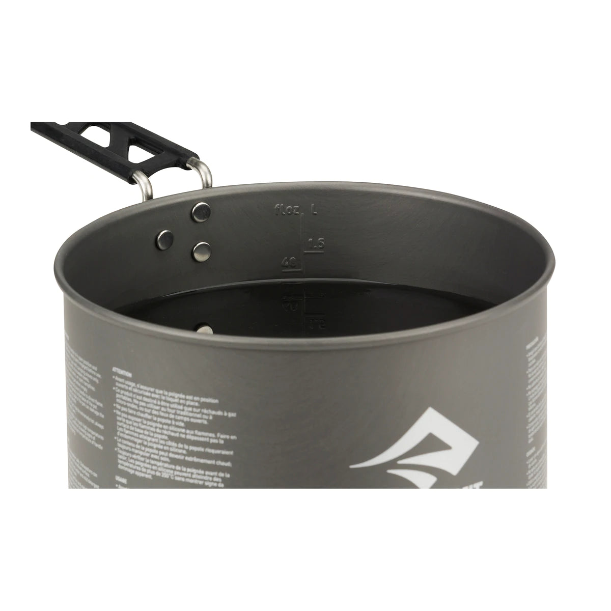 Alpha Pot - Premium Non-Stick Cooking Pot with Lid, Durable Ceramic Coating for Healthy Frying & Boiling - Perfect for Home Kitchen, Camping & Outdoor Cooking