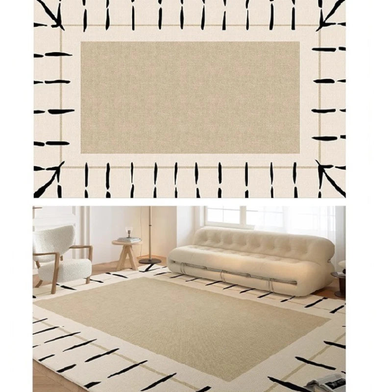 Marleigh UltraGuard Luxury Velvet Waterproof Area Rug - Non-Slip Soft Washable Rug for Living Room, Bedroom, Nursery - Perfect for High Traffic Areas & Pet-Friendly Homes