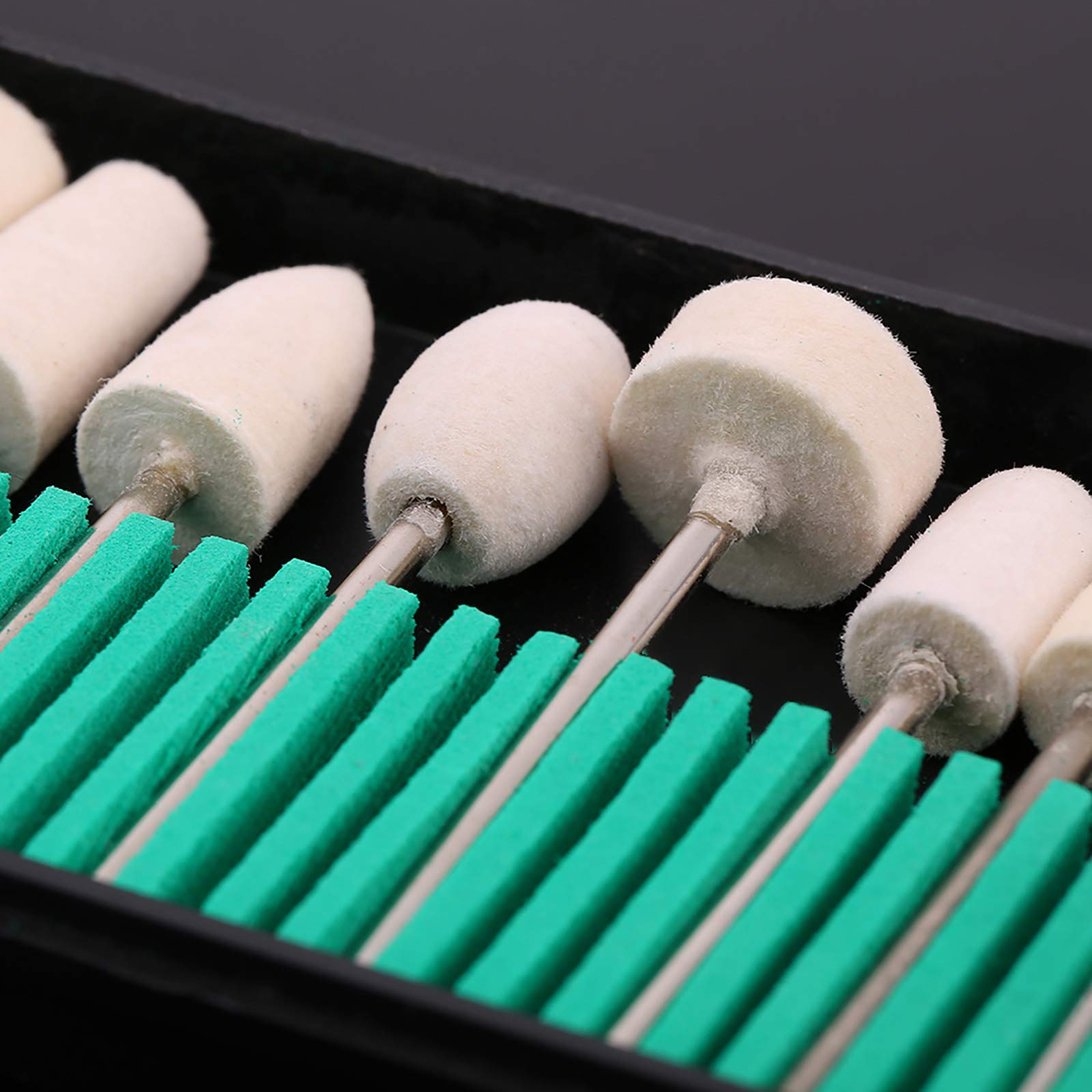 Ubersweet® 43Pcs Nail Drill Bits Kit for Nail Art Machine - Salon & Home Use