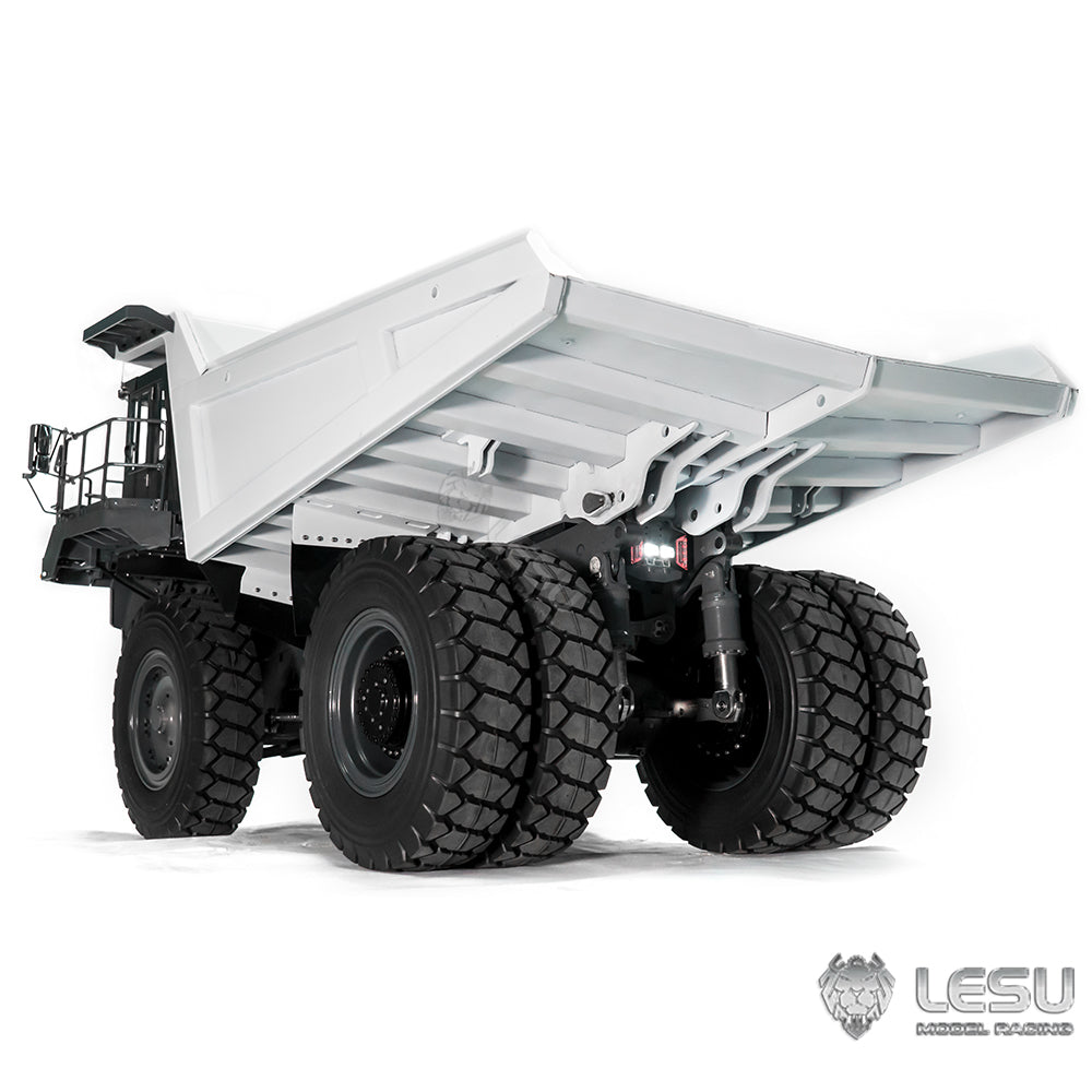 LESU 1/16 Scale Metal Hydraulic RC Mining Truck - Aoue R100E Radio Controlled Dump Truck with Realistic Simulation for Hobbyists & Collectors | DIY Construction Vehicle Model for Off-Road Play & Display