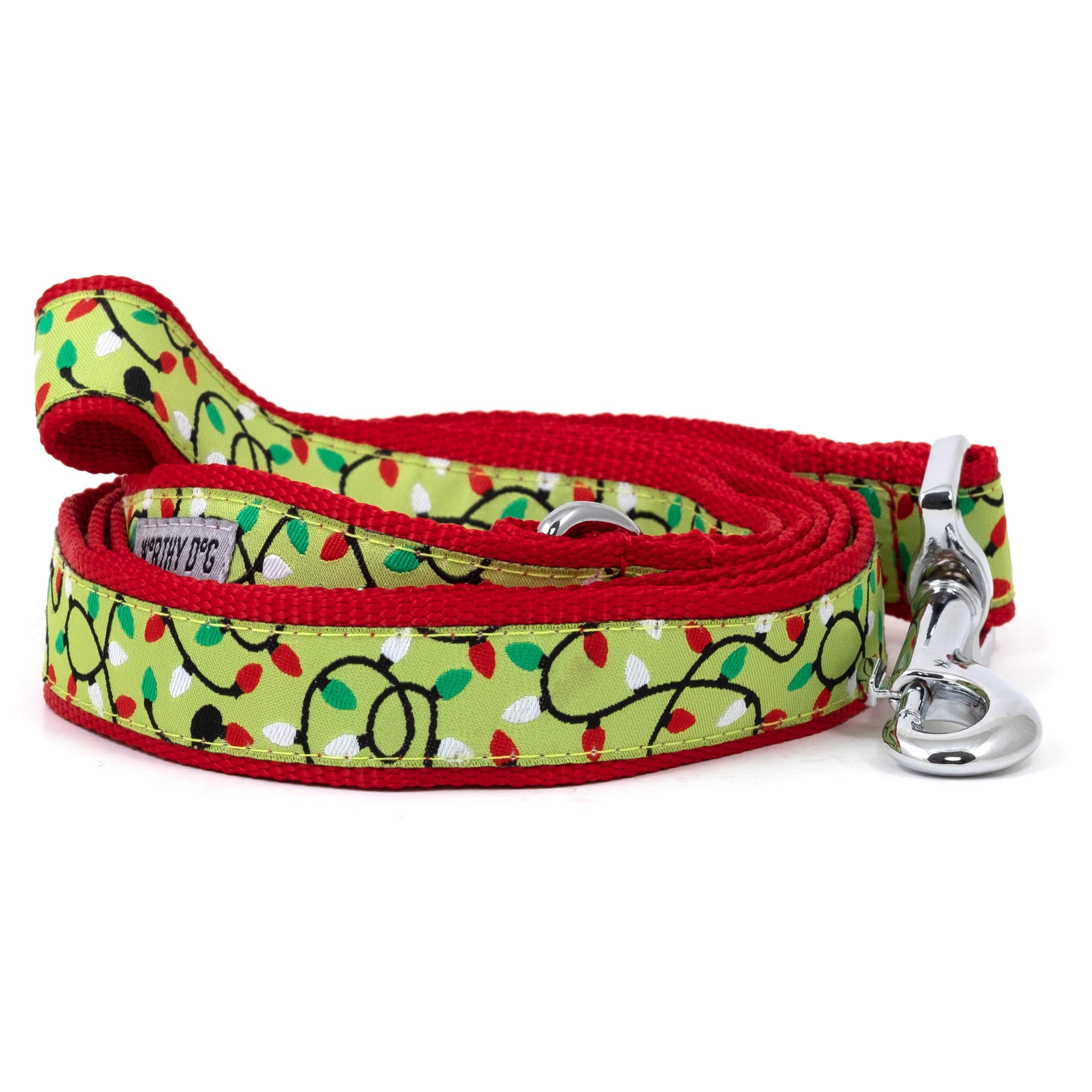 Premium Nylon Dog Leash with Comfortable Webbing & Solid Nickel-Plated D-Ring - Small Size for Small Dogs - Perfect for Daily Walks, Jogging & Outdoor Adventures (Green)