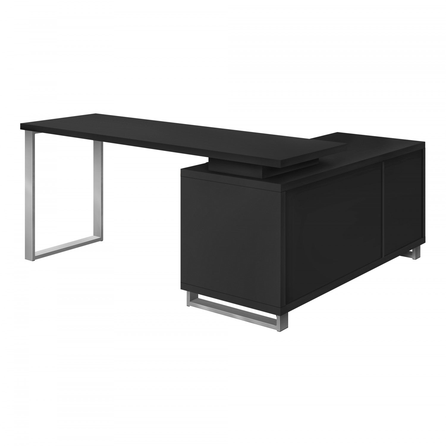 Premium Runo Desk in Black - Modern Home Office Desk for Work & Study | Perfect for Small Spaces & Remote Work