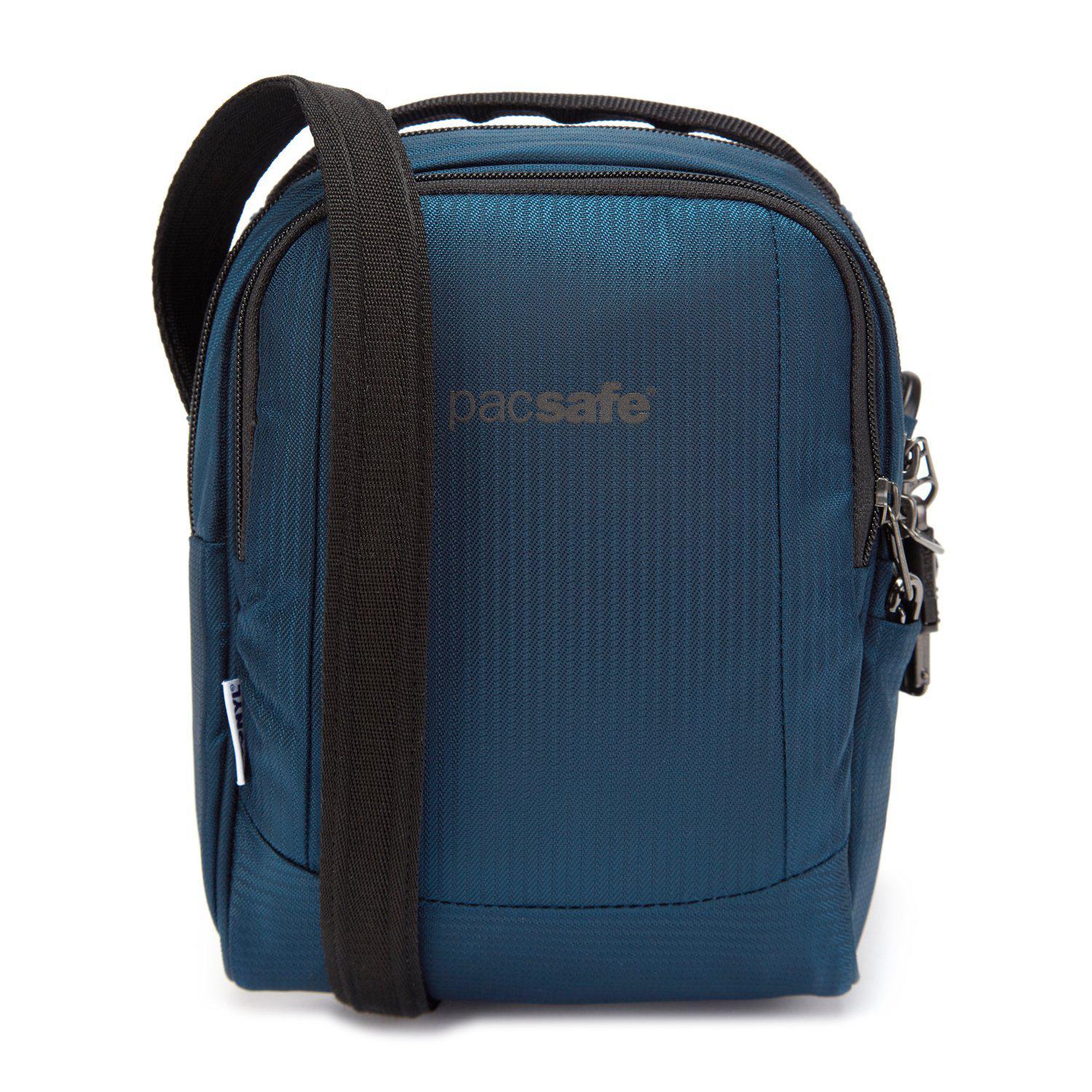 Pacsafe Econyl Metrosafe LS100 Anti-Theft Crossbody Bag - Secure Travel & Commuting Essential for Women & Men