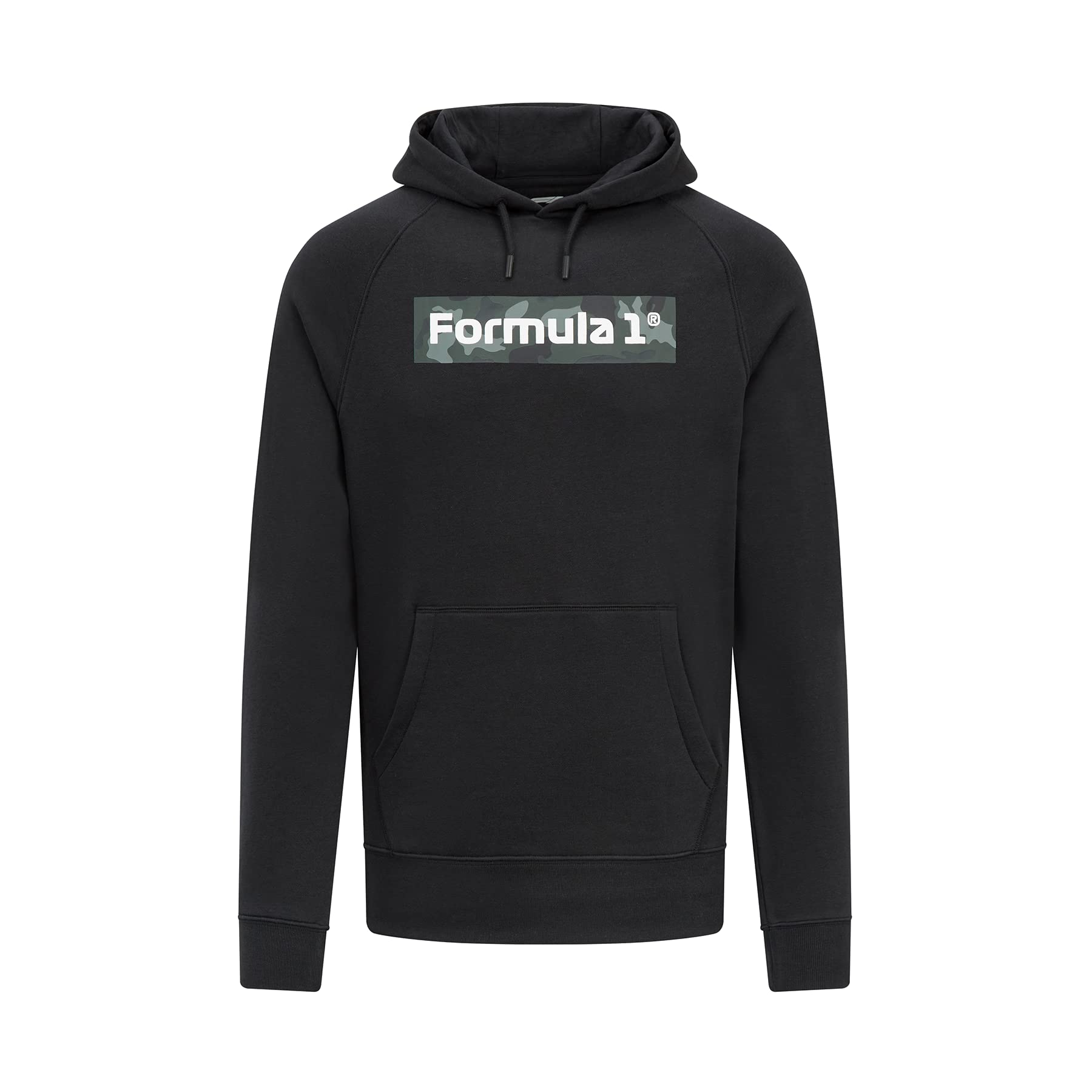 Fuel For Fans Formula 1 Collection - F1 Camo Hoodie Sweatshirt for Men & Women - Black - Perfect for Racing Fans & Casual Streetwear