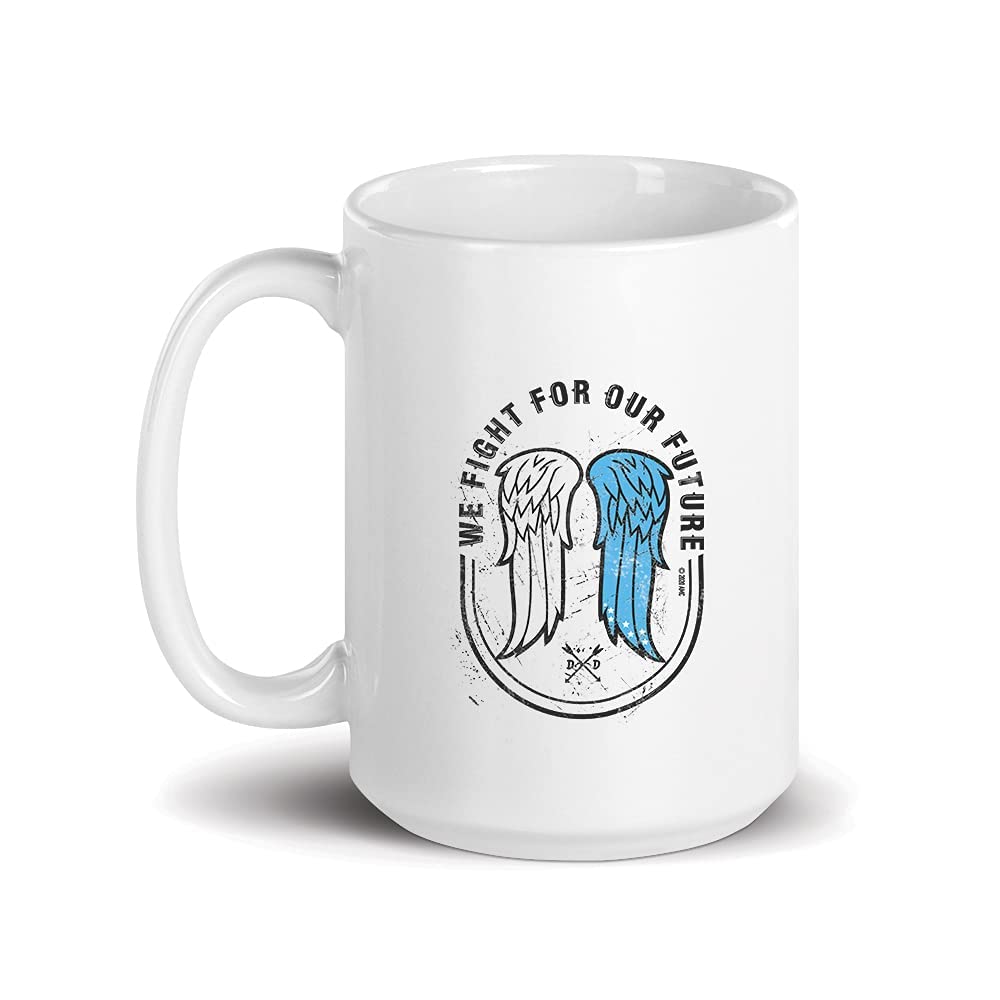 The Walking Dead Wings White Coffee Mug - Perfect for Fans, Collectors & Hot Drinks at Home or Office
