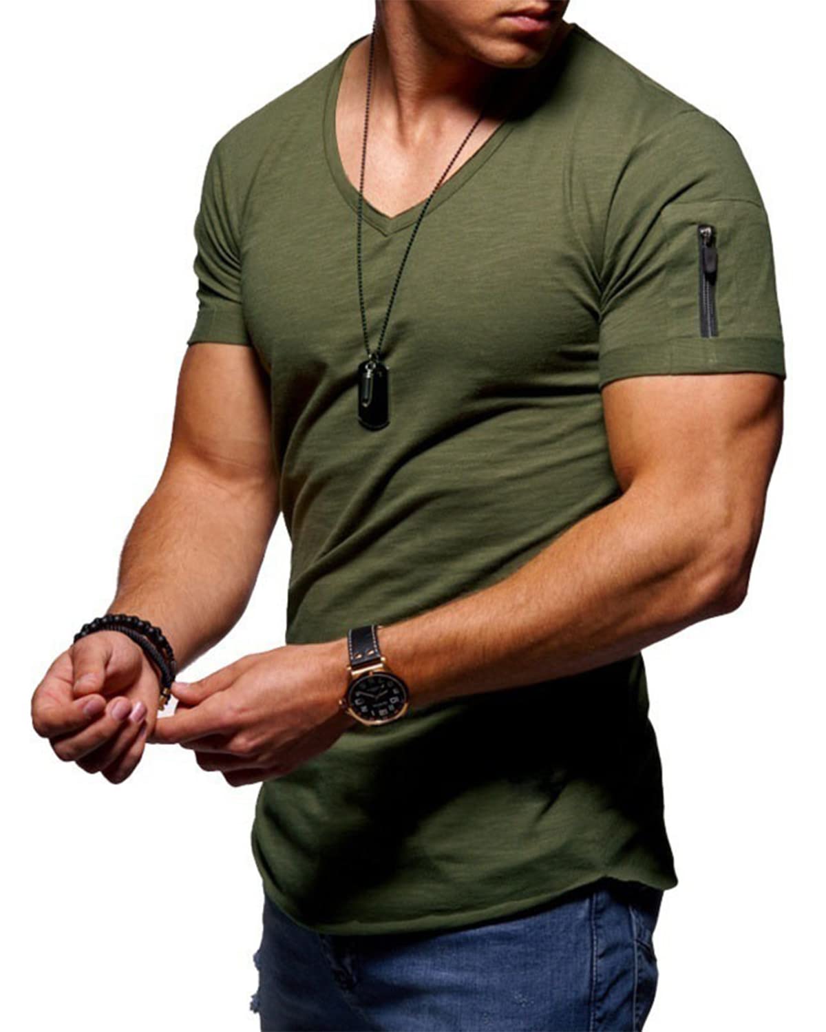 Men's Short Sleeve Muscle Fit Gym T-Shirt - Bodybuilding Workout Tee for Athletic Training & Summer Wear - Perfect for Gym, Bodybuilding, and Casual Streetwear