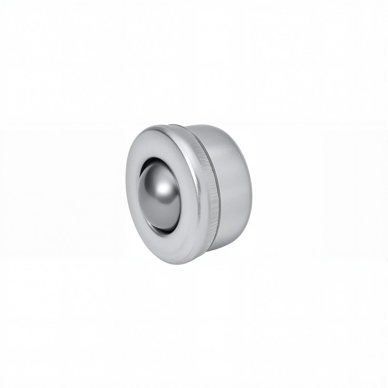 8 Pack Ball Transfer Bearings - 10mm Height Steel Roller Ball Casters for Conveyors, Wheelchairs, Furniture & Material Handling - Smooth 360° Rotation for Easy Transport & Mobility