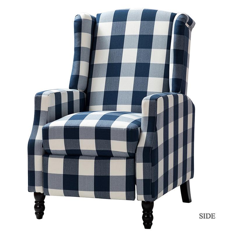 Lilith Upholstered Recliner Chair - Adjustable Backrest & Footrest, Ergonomic Living Room Reclining Chair for Relaxing, Reading & Watching TV