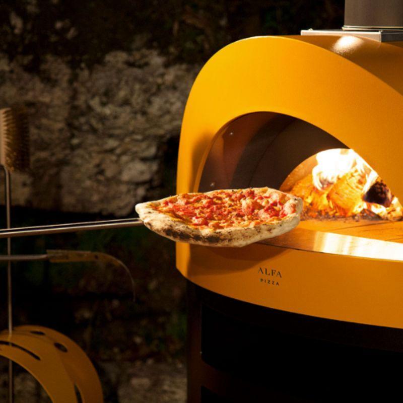 Alfa Allegro Countertop Wood Fired Pizza Oven - Portable Outdoor Pizza Maker for Backyard, Patio & Camping - Authentic Italian Style Pizza Oven for Home Use