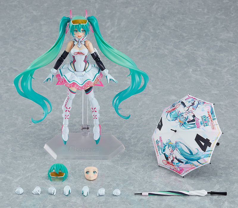 Figma #SP 138 Racing Miku (2021 Version) Vocaloid Hatsune Miku GT Project Anime Figure - Perfect for Collectors, Cosplay, and Anime Display Scenes