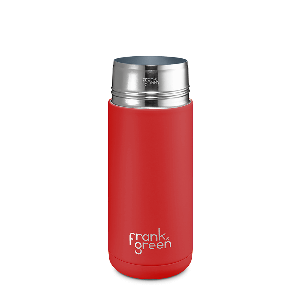 16oz Ceramic Reusable Coffee Cup with Lid - 475ml Insulated Travel Mug for Hot & Cold Drinks - Perfect for Office, Commuting, and Outdoor Activities