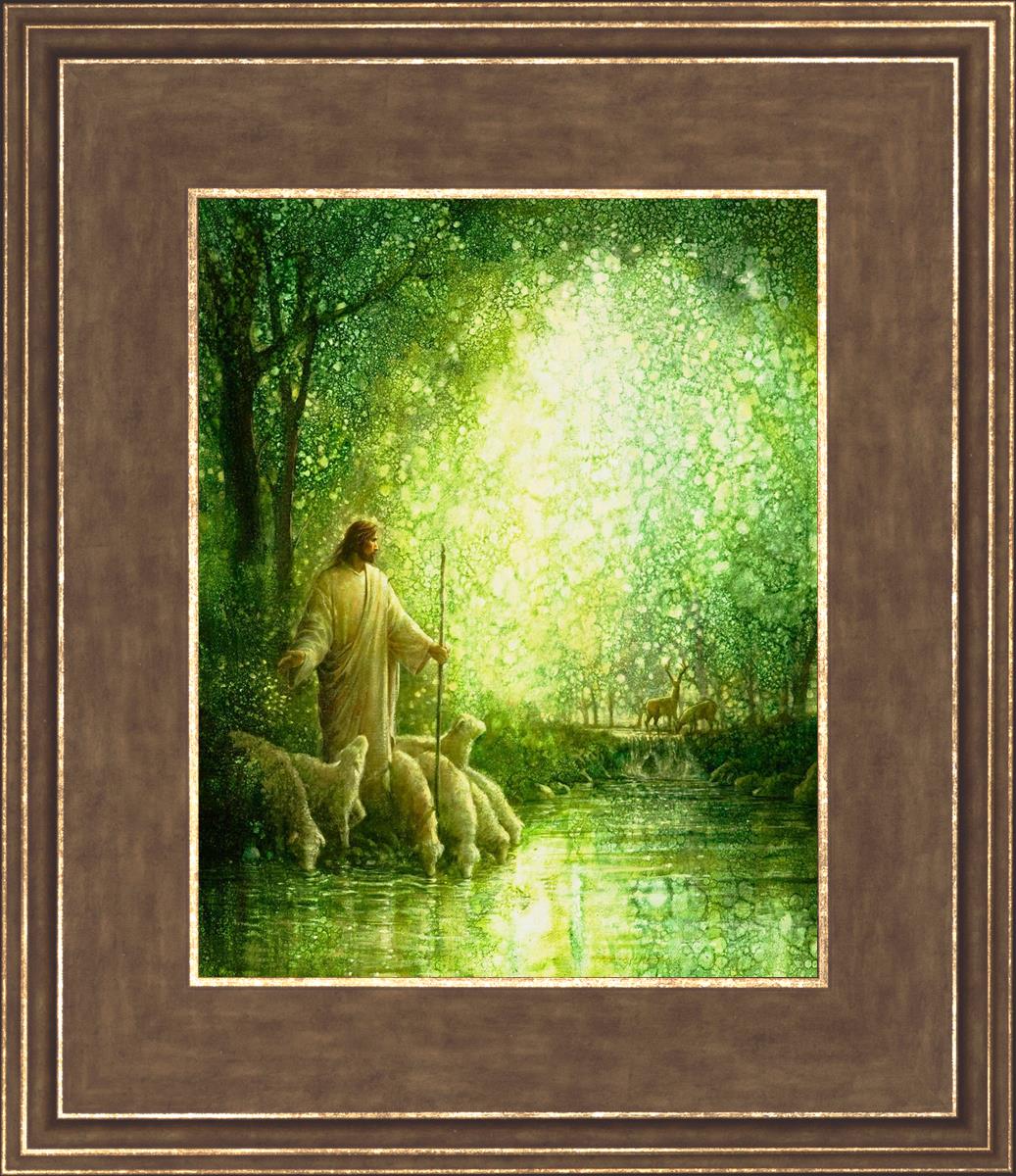 Feed My Sheep By Yongsung Kim - Inspirational Christian Wall Art for Home & Church Decor - Perfect for Living Room, Bedroom & Office