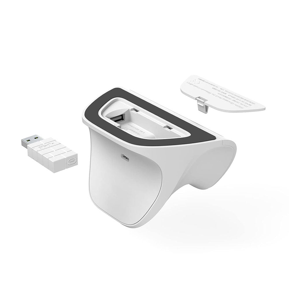 8Bitdo Ultimate Bluetooth Controller with Charging Dock - Wireless Pro Gamepad with Hall Effect Joystick for Nintendo Switch, PC Windows & Steam Deck | Ergonomic Design for Long Gaming Sessions (White)