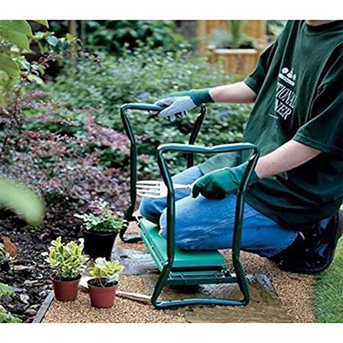 Foldable Garden Kneeler Seat with Tool Pouch - 23.5