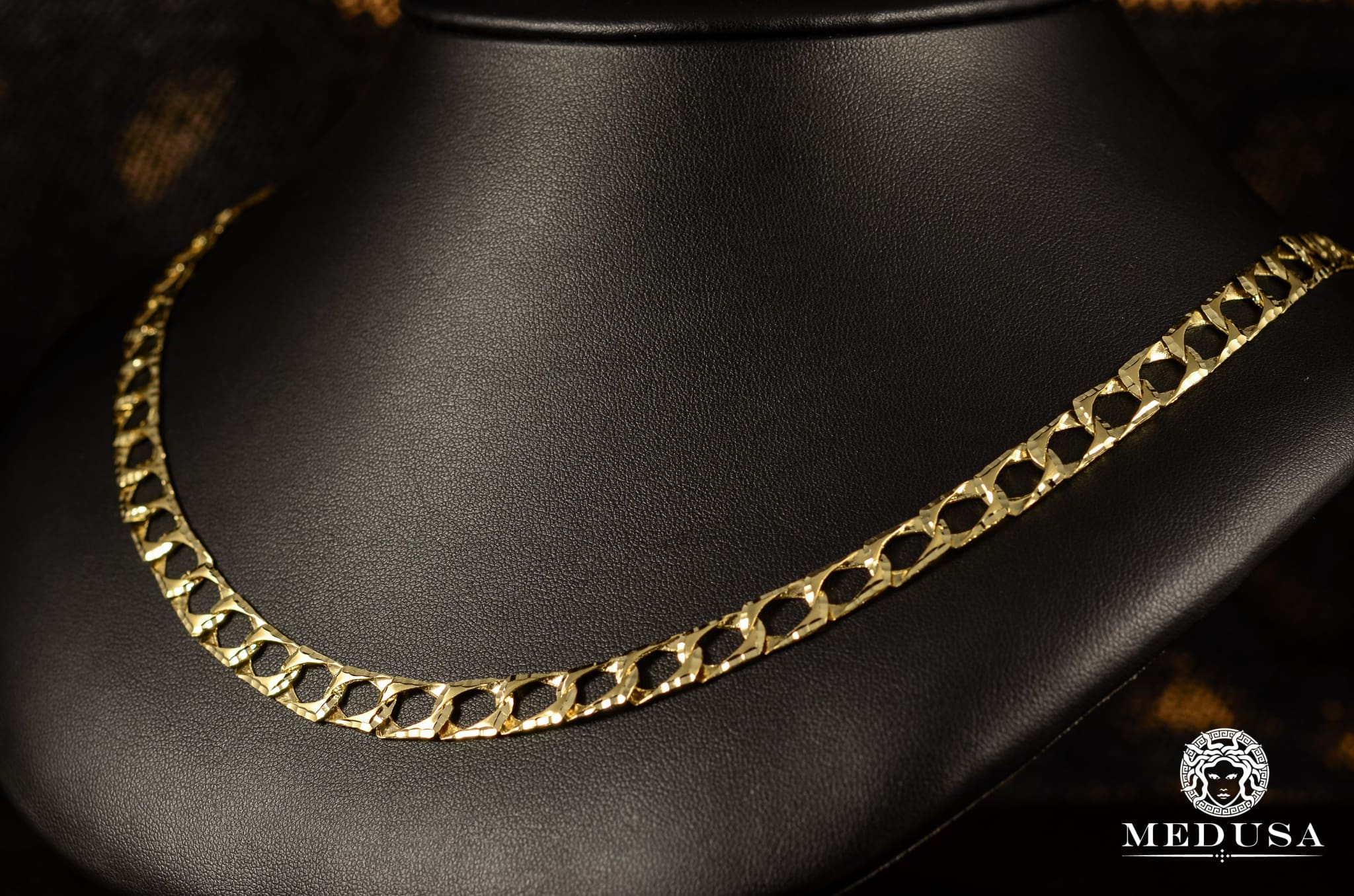 8mm Mesh Albert Chain Necklace - Dainty Gold Plated Layering Chain for Women - Perfect for Everyday Wear, Layering & Gift Giving