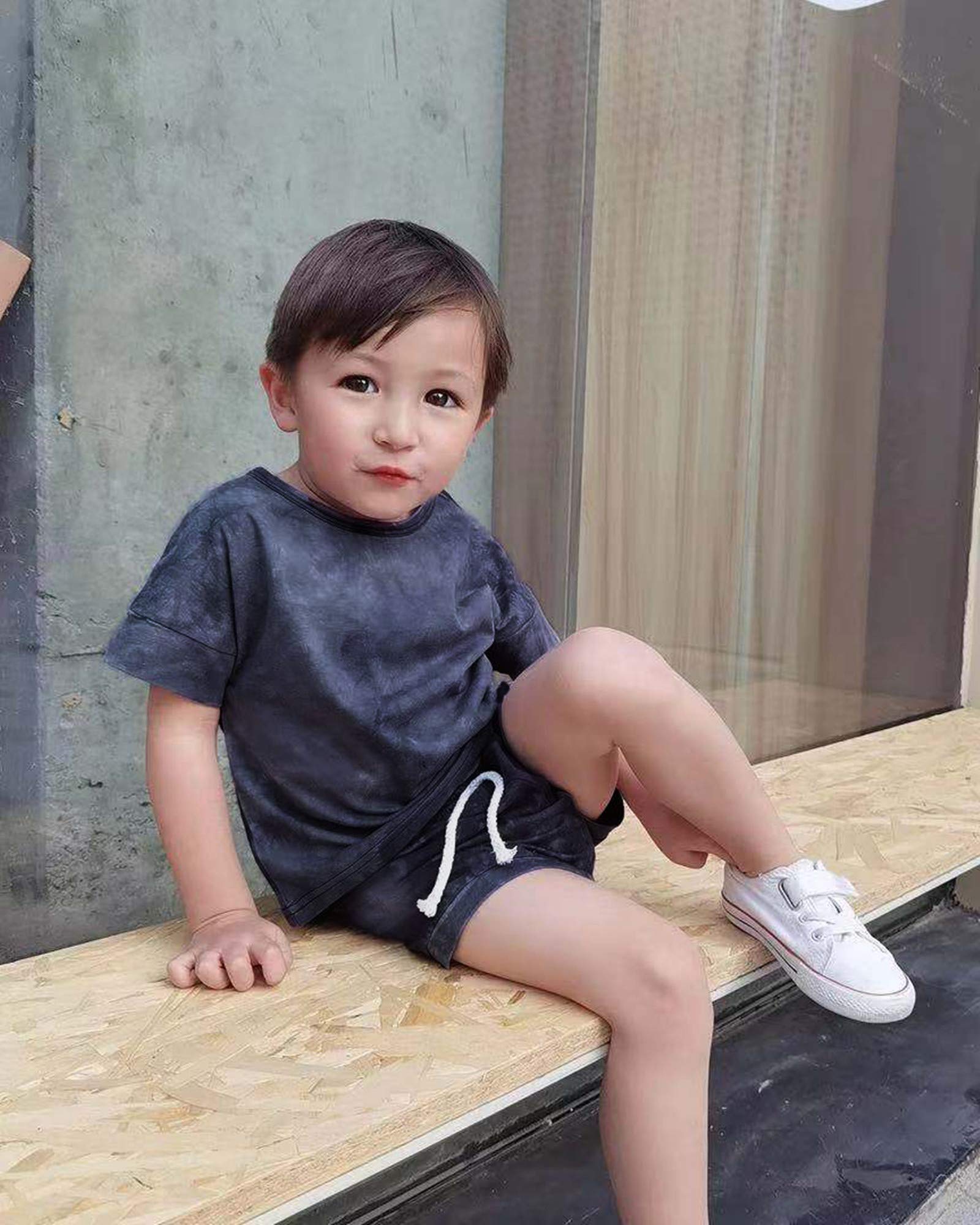 Mioglrie Toddler Baby Boy Clothes Set - Cute Summer Tops & Shorts Outfits for Playtime, Beach & Outdoor Activities