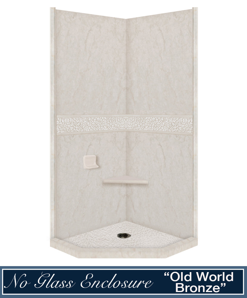Rafe Marble Pebble Neo Shower Kit - Premium Natural Stone Bathroom Set for Modern Homes | Perfect for Spa-Like Showers & Luxury Bathroom Decor