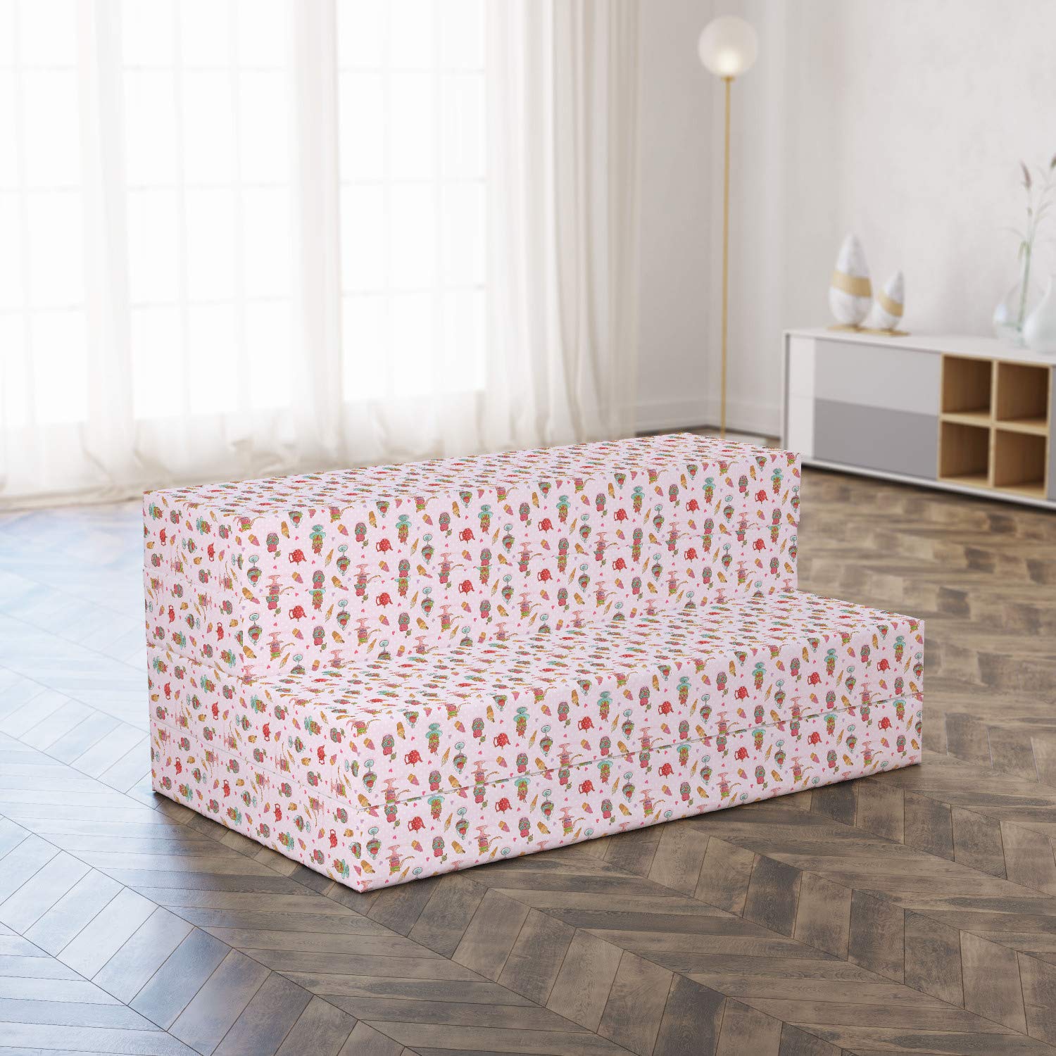 Ambesonne Ice Cream Themed Foldable Mattress - 78.7
