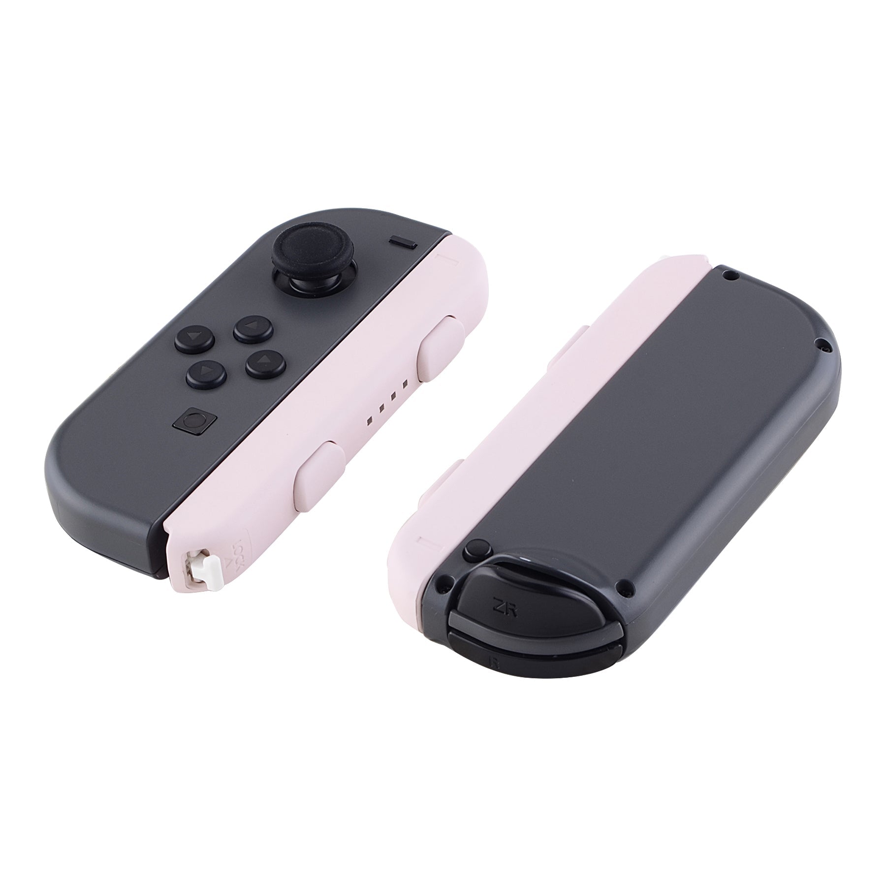 eXtremeRate 2 Pack Custom Replacement Shell for Nintendo Switch Joy-Con Straps - Cherry Blossom Pink | DIY Controller Case Cover | Perfect for Gaming, Travel & Home Entertainment