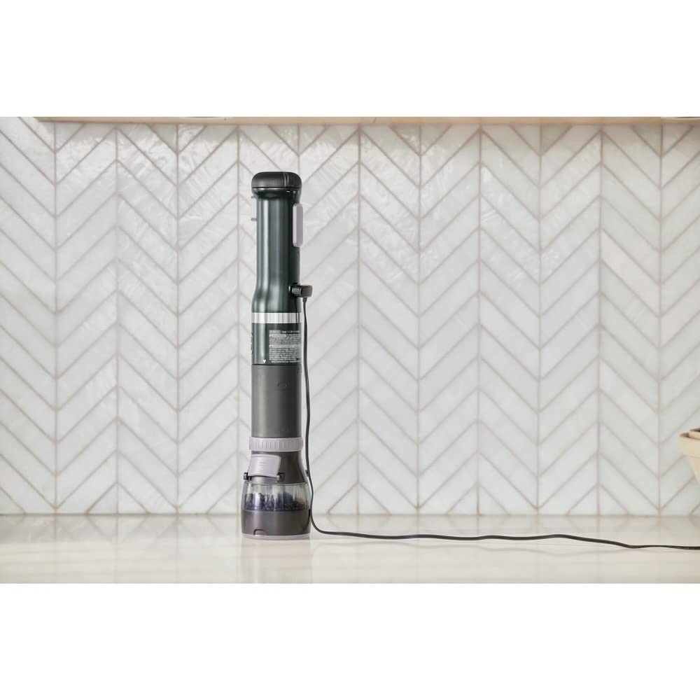 BLACK+DECKER Kitchen Wand Attachment Salt and Pepper Grinder - Adjustable Coarseness, Battery Powered Spice Mill (BCKM101SP) - Perfect for Cooking, Baking & Seasoning Dishes