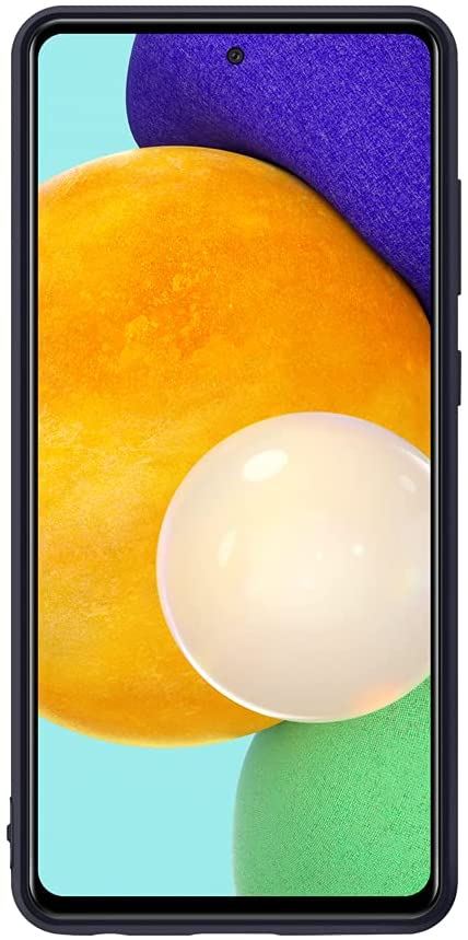 Samsung Galaxy A72 Silicone Case Black - Shockproof Protective Cover for Samsung Galaxy A72 Phone - Perfect for Daily Use, Travel & Outdoor Activities