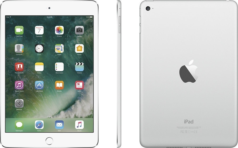 Refurbished Apple iPad Mini 4 32GB WiFi - Silver | Compact & Portable Tablet for Travel, Work & Entertainment | Like New Condition