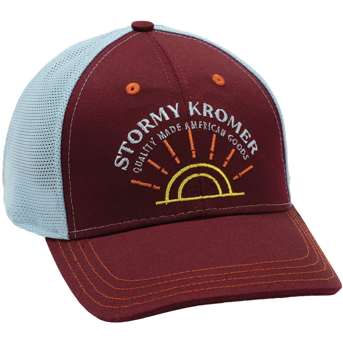 Stormy Kromer Twill Snapback Trucker Hat - Adjustable Baseball Cap for Men & Women | Outdoor, Fishing, Hiking, Casual Wear