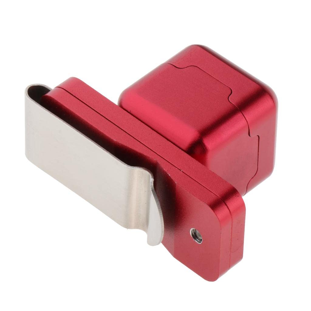 Premium Magnetic Pool Cue Chalk Holder - Portable Billiards & Snooker Chalk Clip Tool for Easy Access During Games | Perfect for Pool Halls, Home Game Rooms & Professional Tournaments