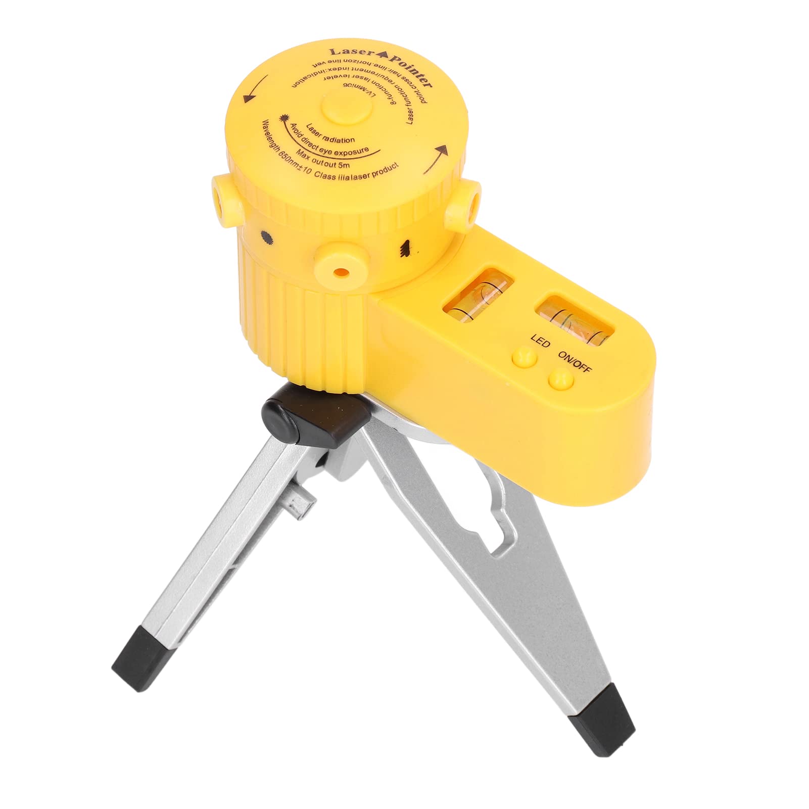 High Accuracy Line Meter with Tripod - Durable & Lightweight Measuring Ruler for Home Improvement, Construction, and DIY Projects | Perfect for Wall Painting, Floor Tiling, and Carpentry Work