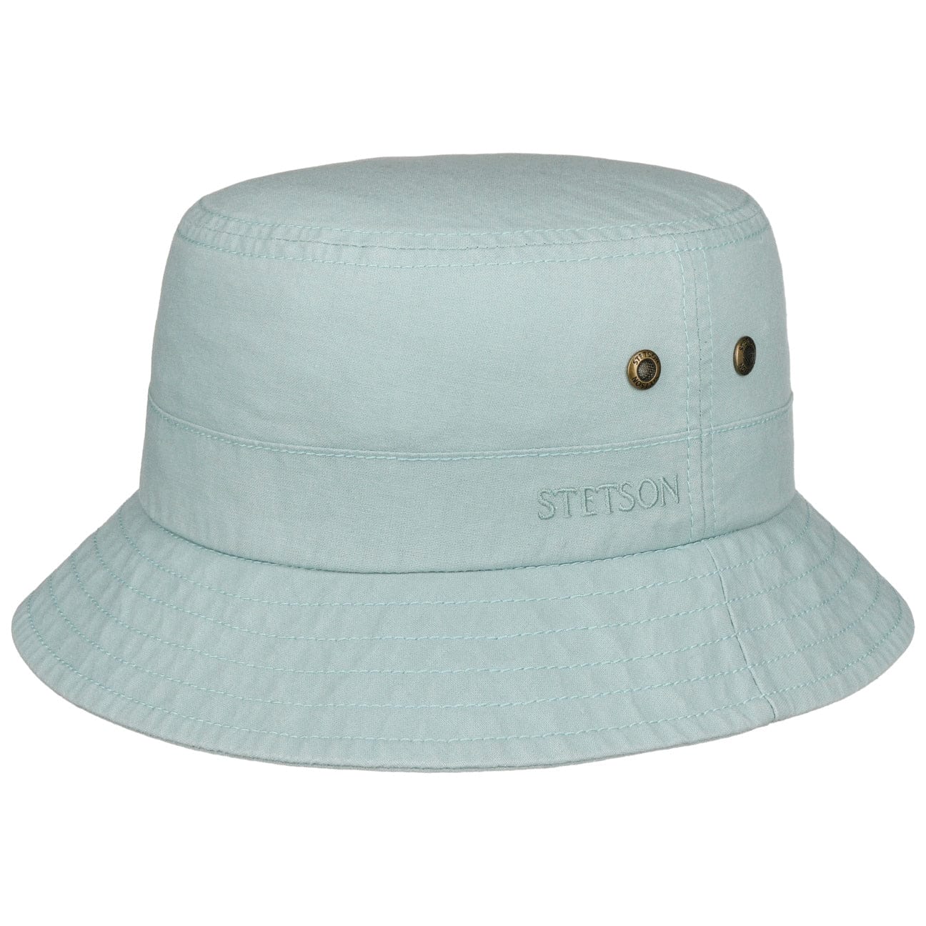 Stetson Delave Cotton Hat for Men & Women - Breathable Summer Sun Hat for Outdoor, Beach, and Travel - Stylish Unisex Wide Brim Hat for UV Protection