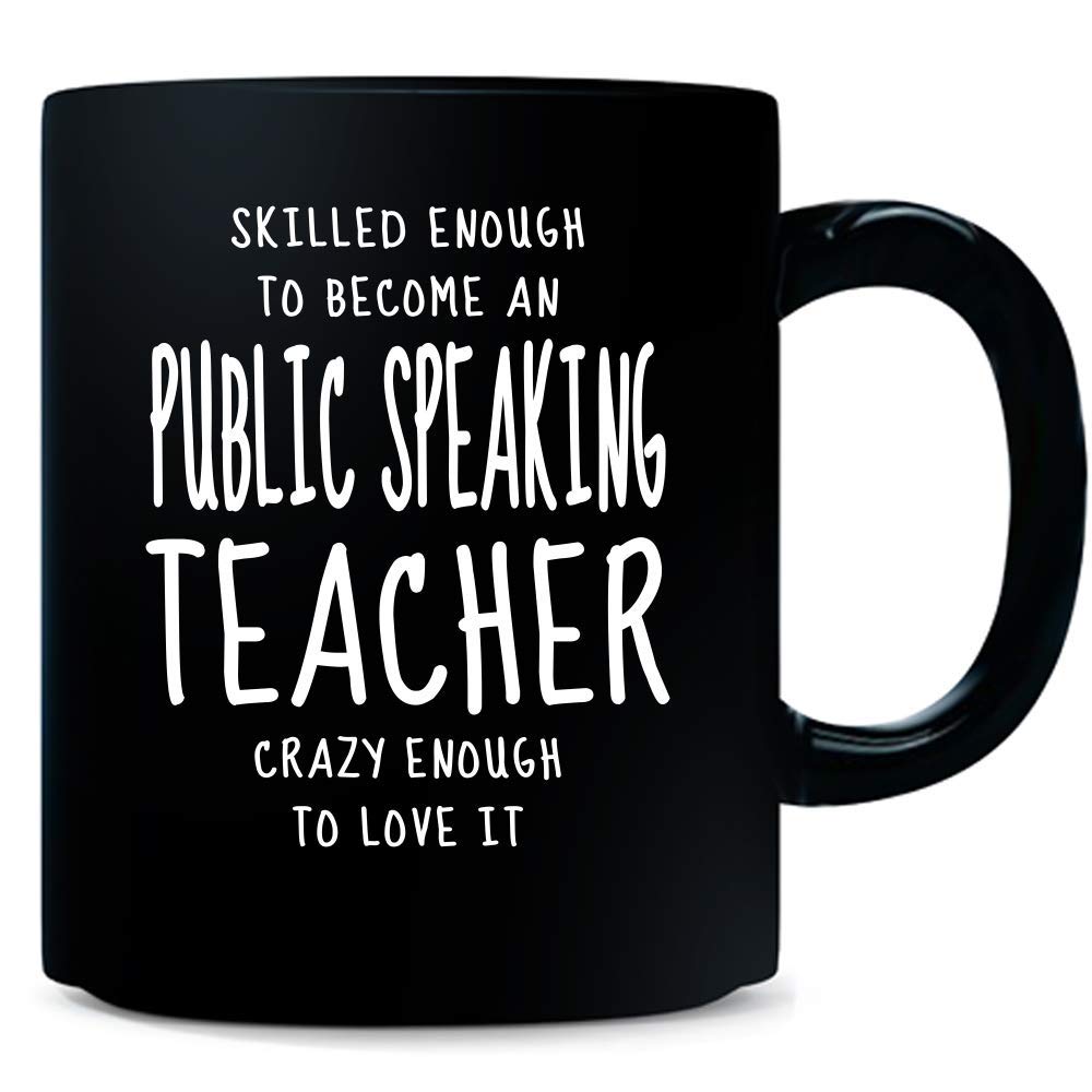 Skilled Public Speaking Teacher Coffee Mug - 11oz Novelty Gift for Coworkers, Birthday, Anniversary - Perfect for Mom, Dad, Employees & Tea Lovers - Great for Office Use, Motivational Gifts & Coffee Breaks