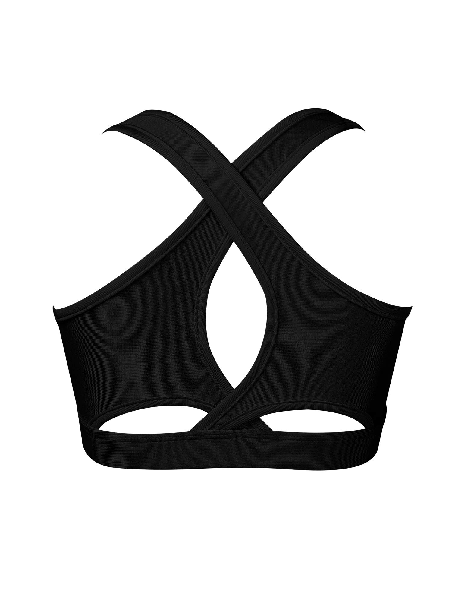 Girls Wireless Yoga Sports Bra - Breathable Cotton Crop Top for Kids Running, Training & Fitness - Perfect for Gym, Dance & Active Play