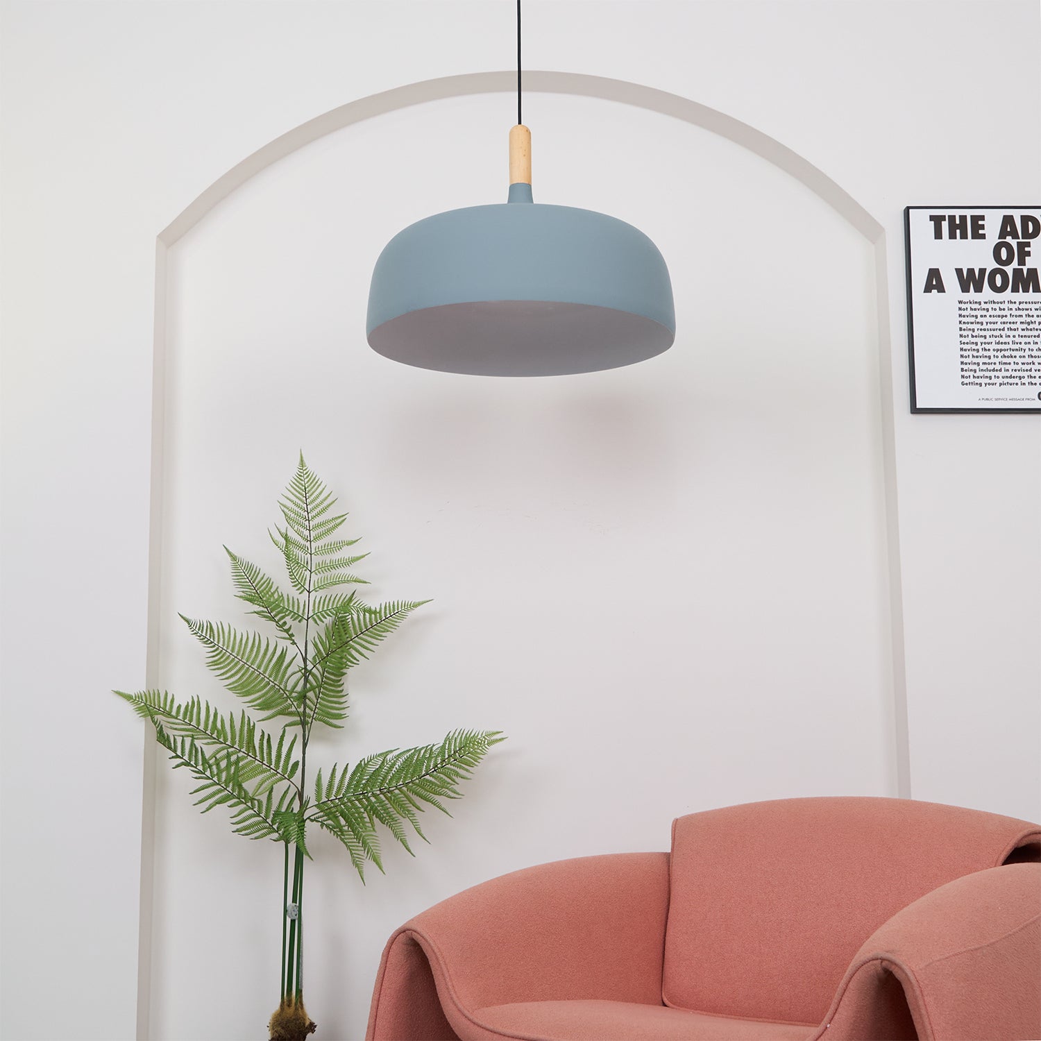 Stylish Acorn Pendant Light Fixture - Modern Hanging Ceiling Lamp for Kitchen Island, Dining Room & Bedroom Decor