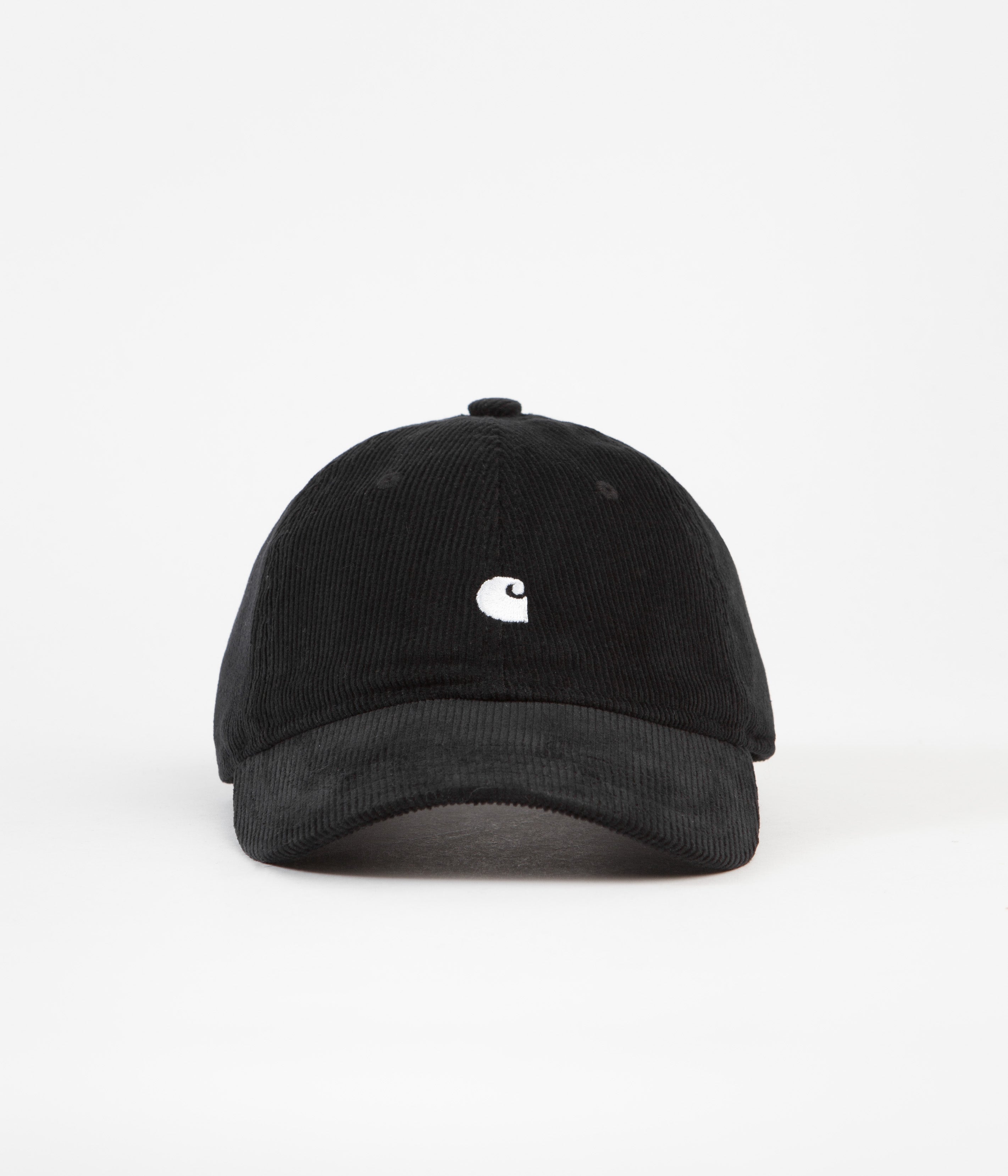Carhartt Harlem Cap - Black & White Adjustable Baseball Hat for Men & Women - Perfect for Outdoor Work, Hiking, and Casual Wear