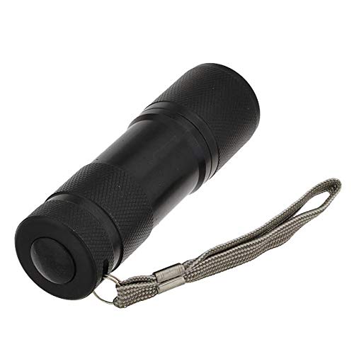 9-Pack Red LED Flashlight with AAA Batteries - Bright Aviation & Astronomy Torch for Night Vision, Stargazing, and Emergency Use