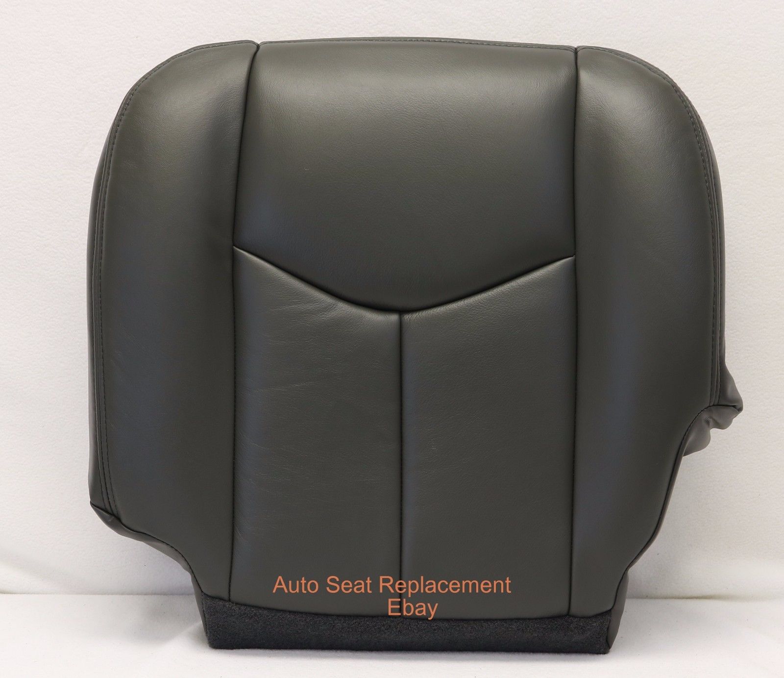 2003-2006 Chevy Silverado Driver Bottom Seat Cover - Dark Gray Vinyl Replacement - Perfect for Truck Interior Protection & Customization