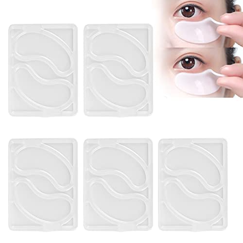 5Pcs Reusable DIY Eye Mask Mold & Hydrating Mask Maker Kit - Fruit & Vegetable Eye Collagen Moisturizing Mask Molds for Spa, Beauty & Skincare at Home