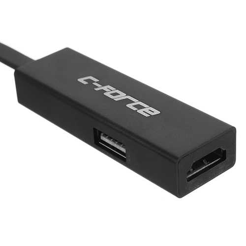 C FORCE CF002 USB C Hub with 4K HDMI, 100W PD Charging, USB 3.1 Ports - Compatible with Nintendo Switch, MacBook, iPad Pro - Perfect for Gaming, Work & Travel