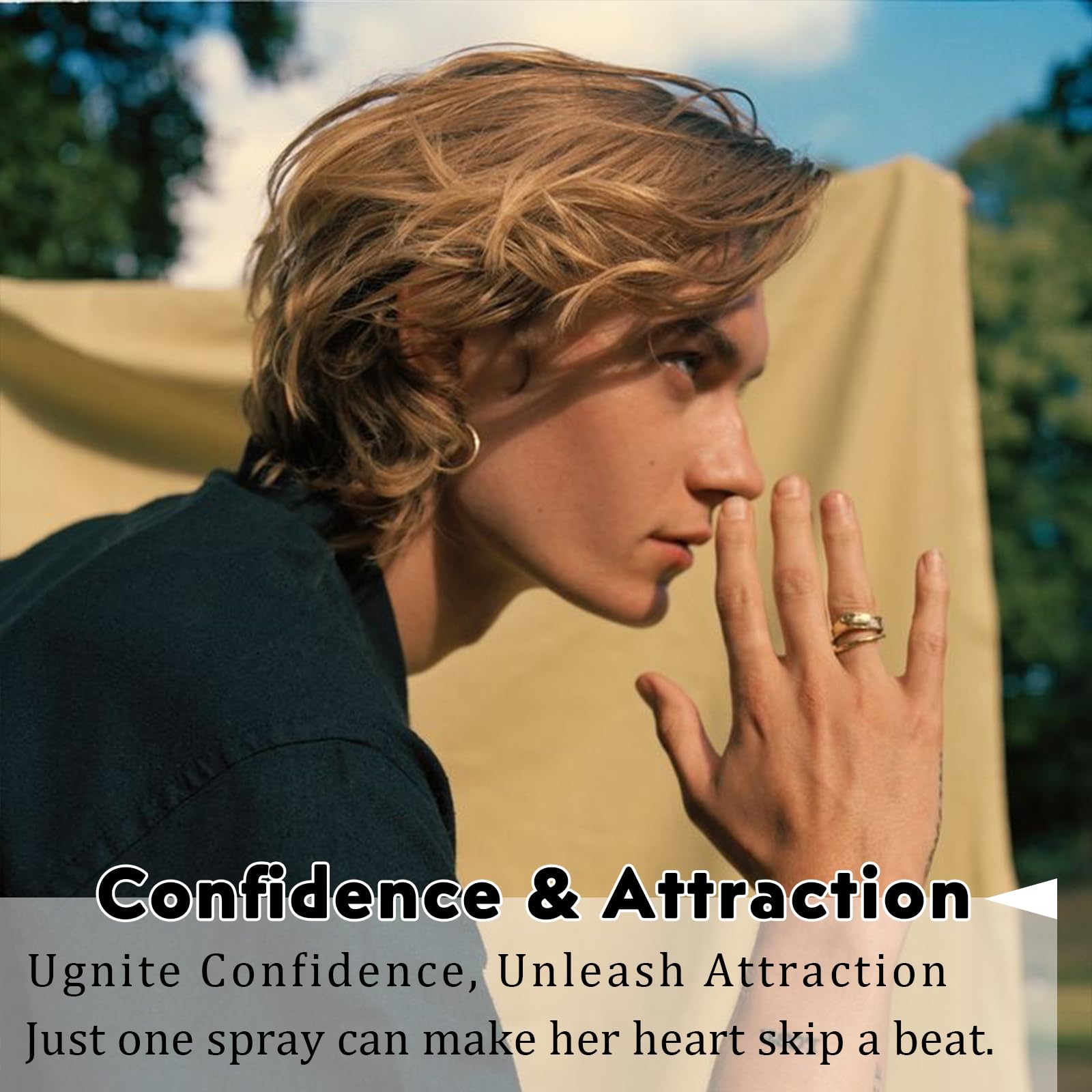 **Cupid Hypnosis 2.0 Cologne for Men – Pheromone-Infused Attraction Scent – Long-Lasting Fragrance (1pc) – Perfect for Dates, Nightlife & Special Occasions**