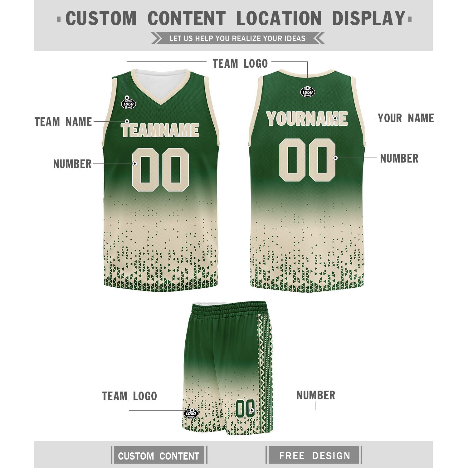 Custom Green Yellow Fade Basketball Jersey - Breathable Sports Uniform for Men & Women - BBJ01 D020102 - Perfect for Team Games, Streetwear and Fan Apparel