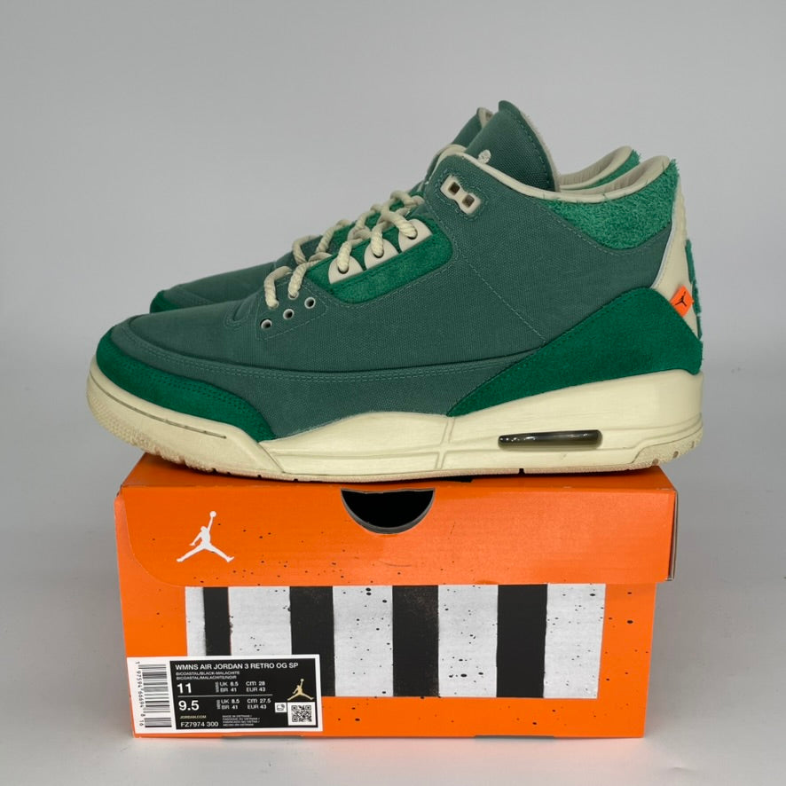 AIR JORDAN 3 Nina Chanel Abney Bicoastal Women's Sneakers Size 9.5/11W - Style FZ7974-300 | Retro Basketball Shoes for Women | Perfect for Streetwear, Casual Outfits & Sneaker Collectors
