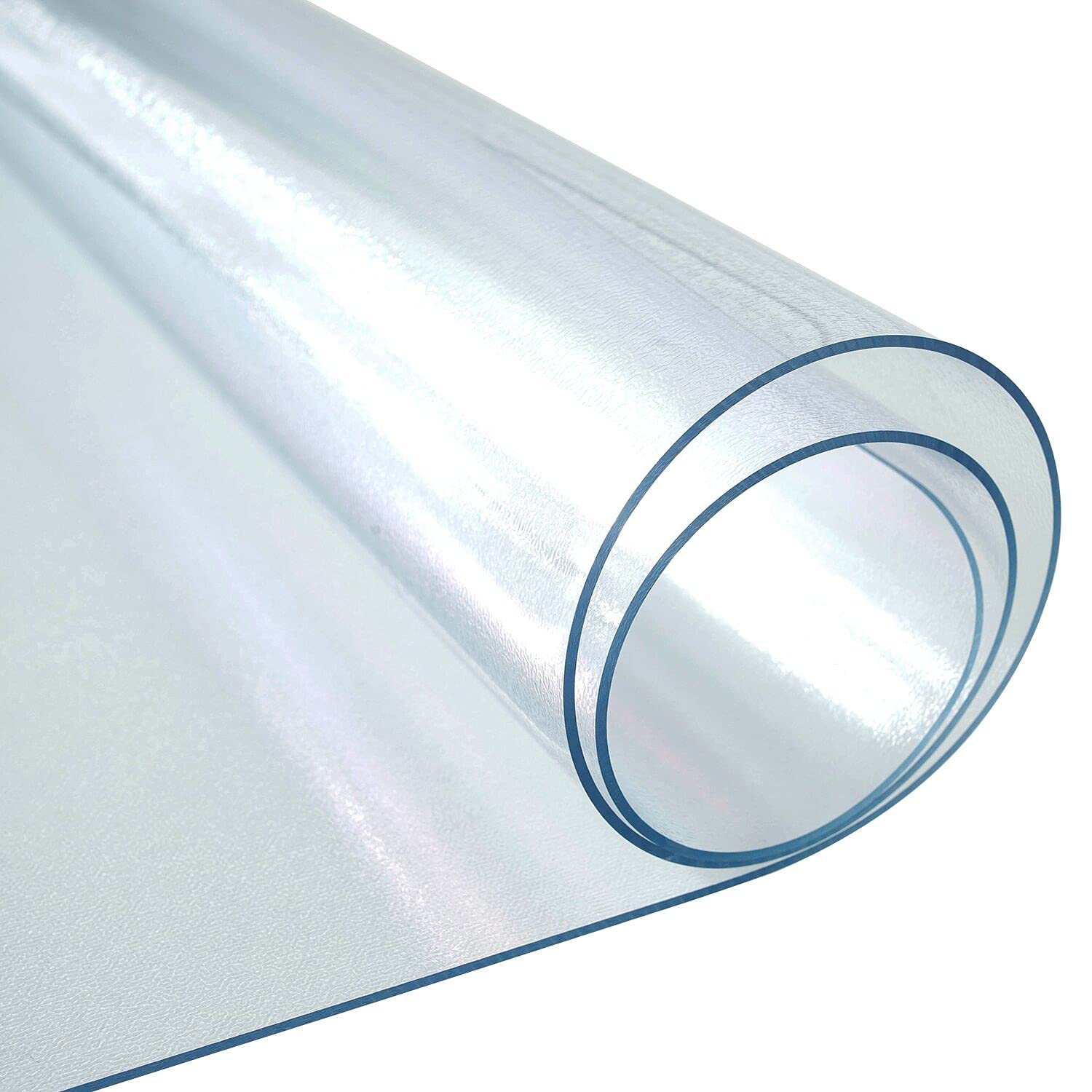 Upgraded 1.5mm Thick Frosted PVC Table Cover Protector - 42 x 104 Inches Rectangular Desk Pad Mat for Writing Desk, Coffee Table, Countertop & Office - Waterproof & Scratch-Resistant Surface Protector for Home & Office Use