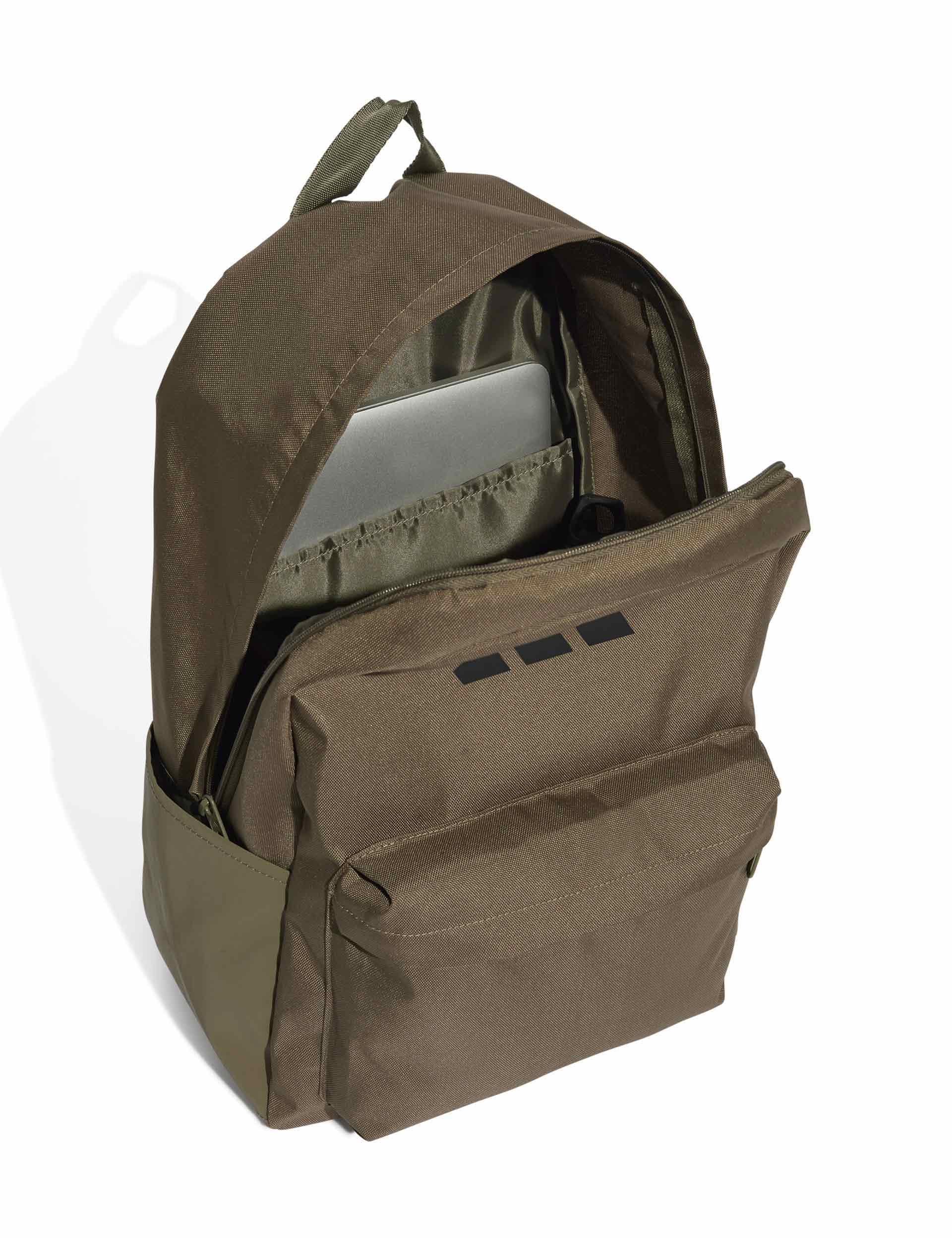 Classic 3 Bar Logo Backpack - Waterproof Travel Backpack for Men & Women, Olive Strata/Black - Perfect for School, Work, Gym & Outdoor Adventures