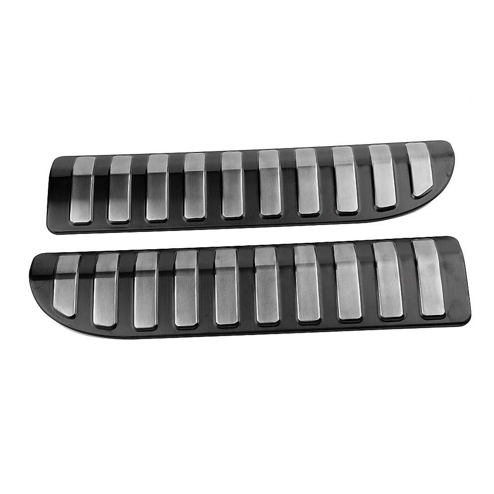 Senyar 2-Piece Stainless Steel Rear Bumper Guard Protector & Scuff Plate Trim - Compatible with 2014-2019 Models - Perfect for Parking Lot Scratches & Daily Protection