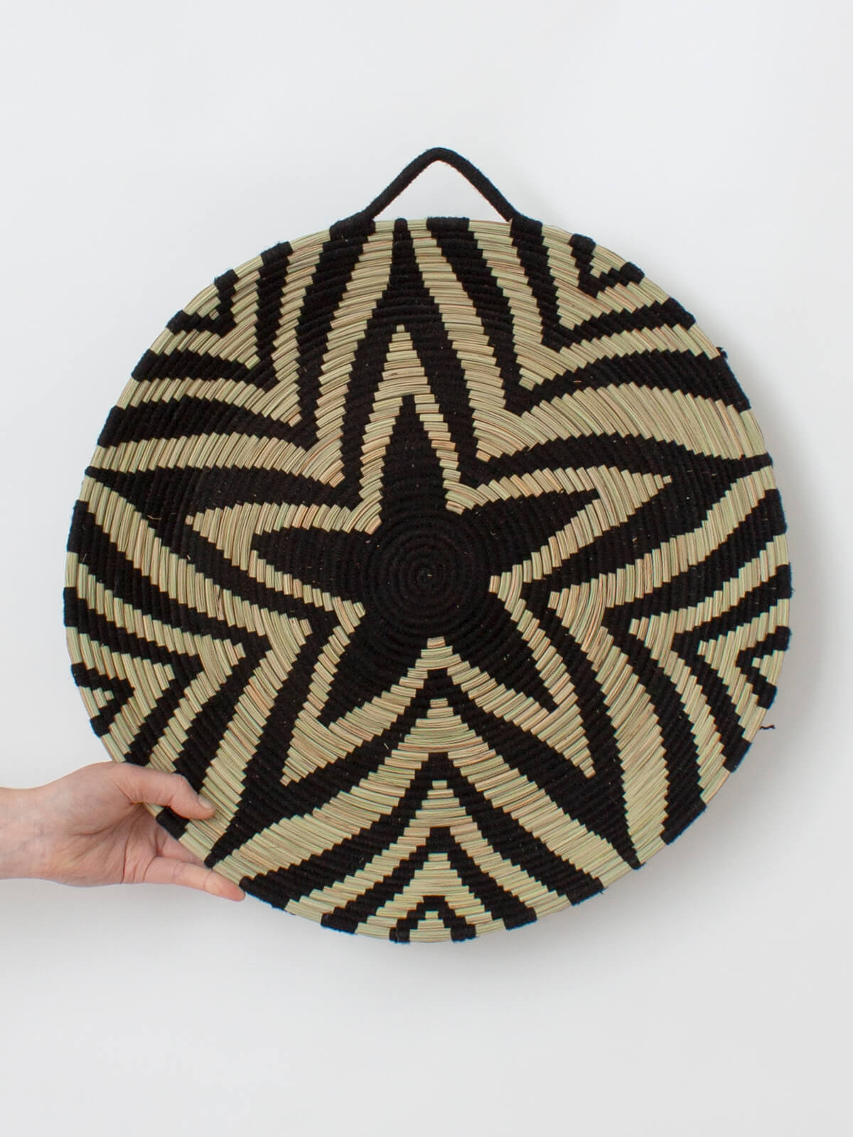 Handwoven Moroccan Wool and Reed Plates - Authentic Eco-Friendly Dinnerware for Boho & Farmhouse Decor | Perfect for Rustic Tablescapes, Wedding Centerpieces, and Cozy Home Dining
