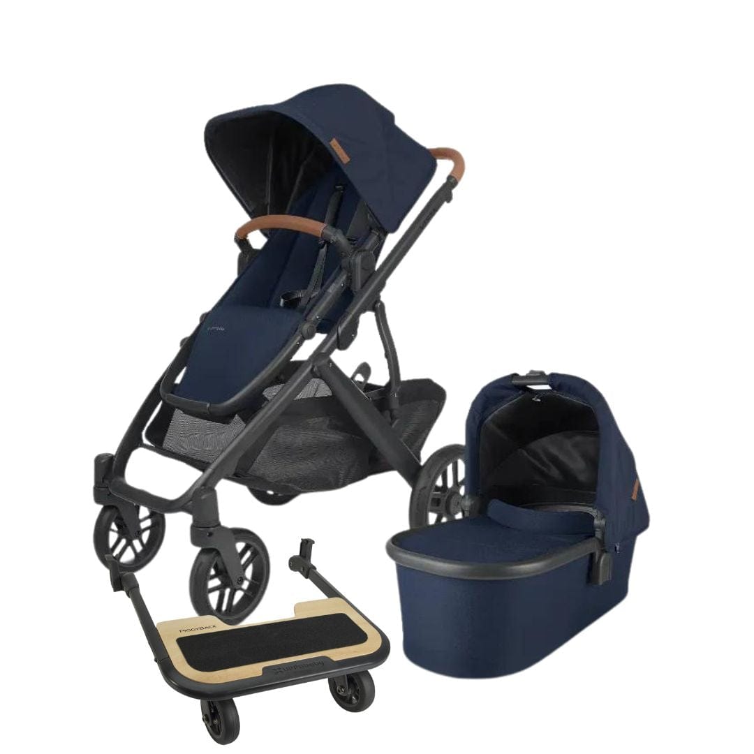 Vista V2 Stroller with Piggyback Board - Lightweight, Compact & Adjustable Baby Stroller for Travel & Everyday Use - Perfect for Parents on the Go