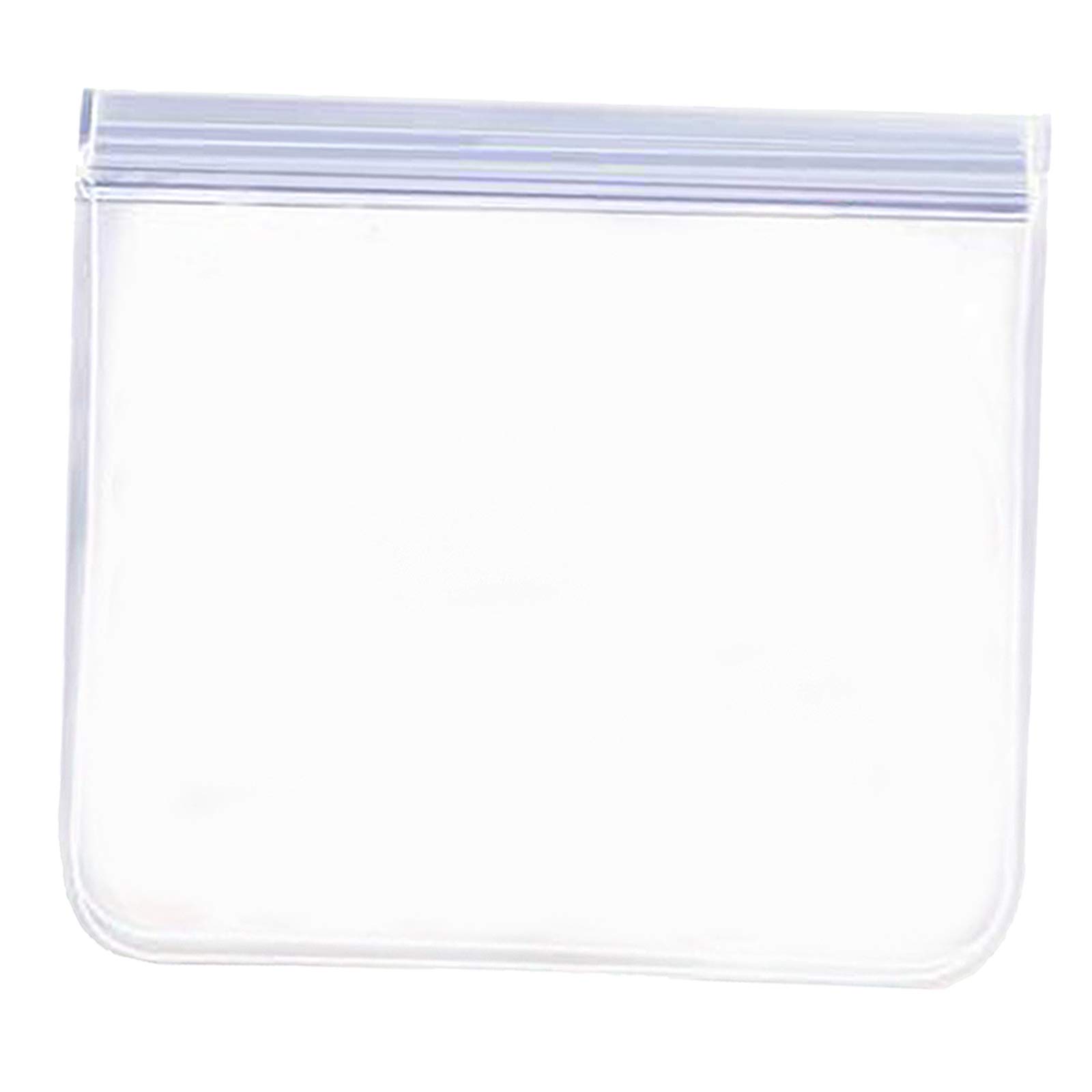 Fenteer Reusable Silicone Food Storage Bags - Freezer & Refrigerator Organizer (28x27cm, 1pc) - Perfect for Meal Prep, Snacks & Leftovers