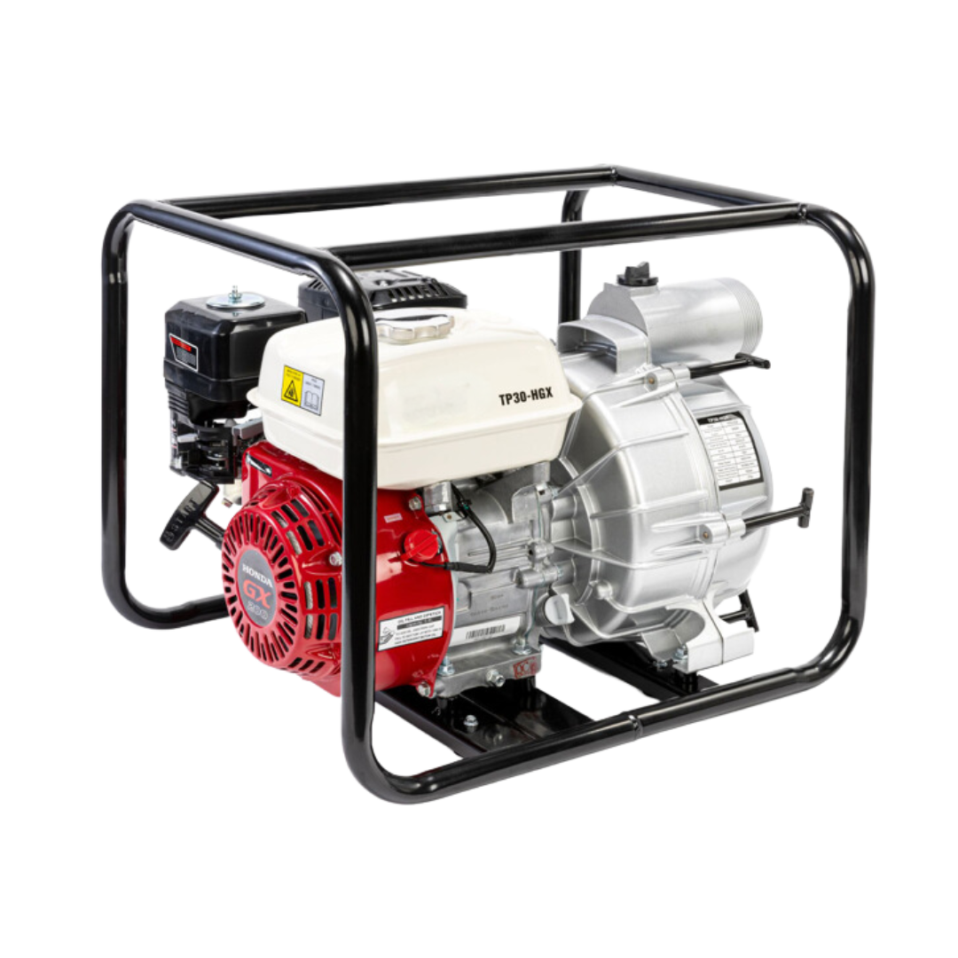 Honda GX200 Powered High Pressure Portable Petrol Engine Pump - 2HP Gas Transfer Pump for Water, Oil & Fuel - Ideal for Farm Irrigation, Construction Sites & Emergency Drainage