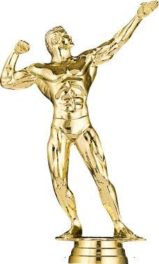 Custom Engraved Gold Bodybuilding Trophy for Men - Crown Awards Champion Fitness Competition Prize - Perfect for Gyms, Sports Events & Awards Ceremonies